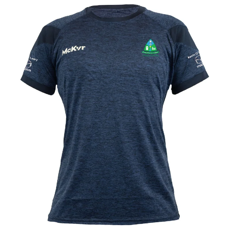 Mc Keever Valley Rovers Core 22 T-Shirt - Womens - Navy-- Cotton Fabric Linen Fabric Terry Fabric