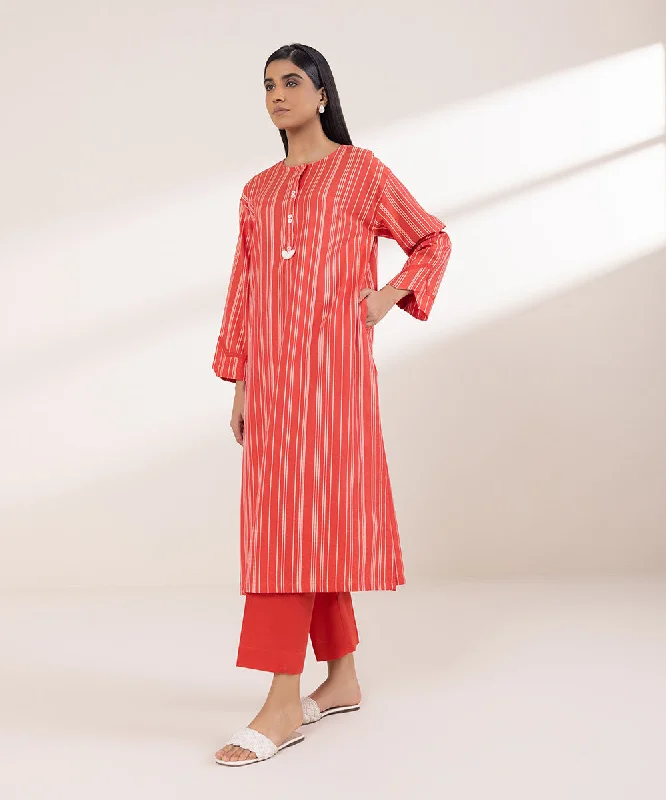 Yarn Dyed Shirt-- Striped Floral Plaid