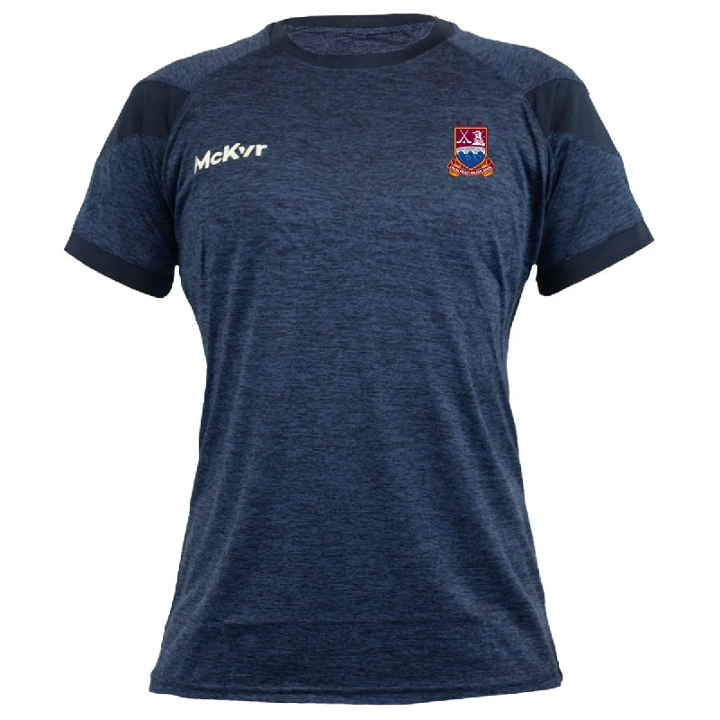 Mc Keever Clarinbridge GAA Core 22 T-Shirt - Womens - Navy-- Front Pockets Side Pockets Patch Pockets