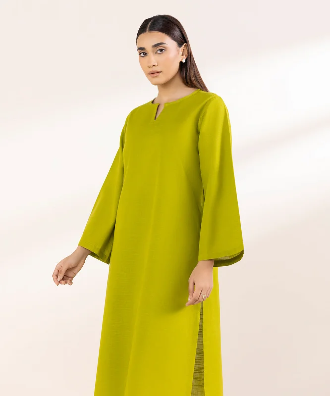 Solid Cross Hatch Shirt-- Anti-Shrink Durable Soft