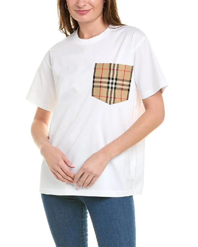 Burberry T-Shirt-- Boxy Fit Fitted Loose
