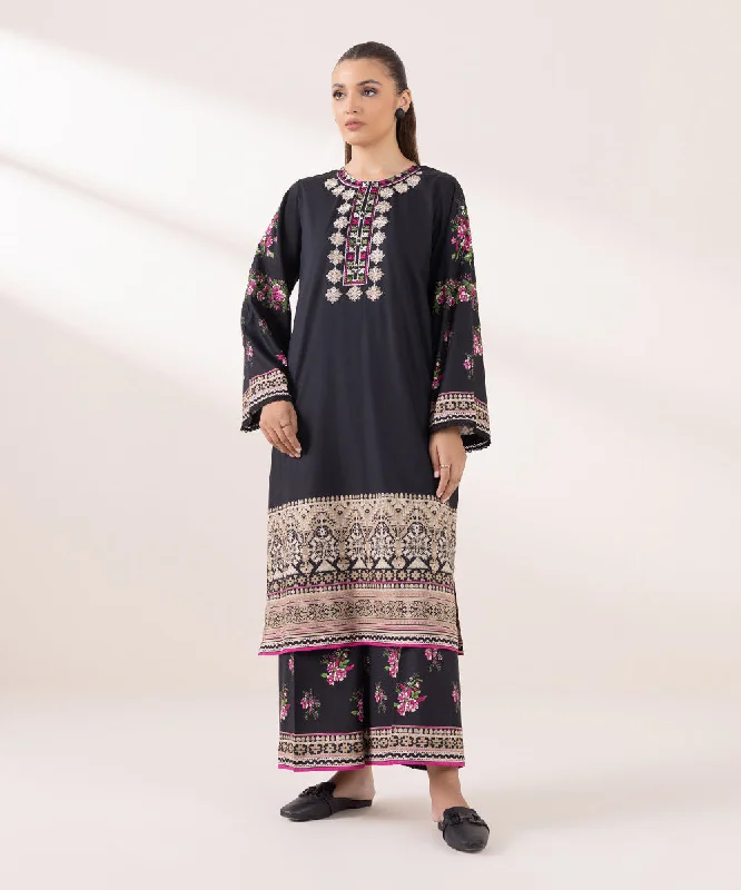 Embroidered Cotton Viscose Shirt-- Cotton Fabric Linen Fabric Terry Fabric