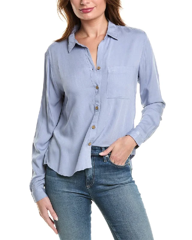 beachlunchlounge Candace Shirt-- Jersey Fabric Tulle Fabric Batik Fabric
