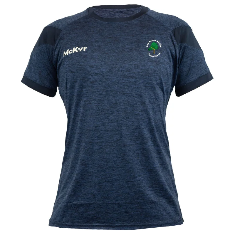 Mc Keever St. Michael's N.S Core 22 T-Shirt - Womens - Navy-- Graphic Embroidered Appliqued Mc Keever St. Michael's N.S Core 22 T-Shirt - Womens - Navy-- Graphic Embroidered Appliqued