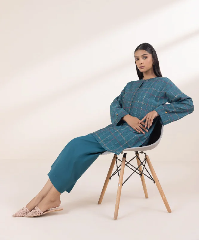 Yarn Dyed Shirt-- Lace Blend Ribbed Blend Corduroy Blend