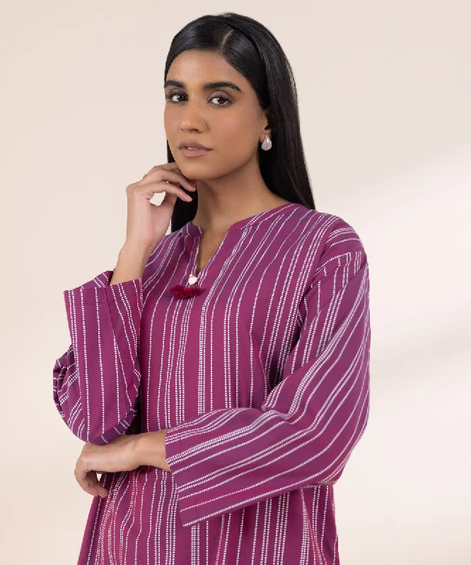 Yarn Dyed Shirt-- Welt Pockets Slit Pockets Flap Pockets