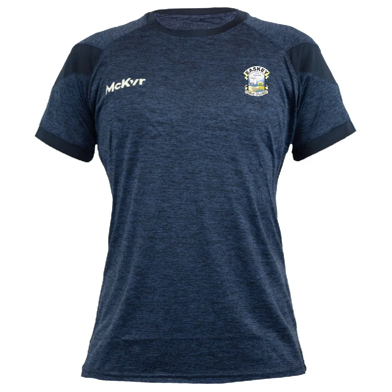 Mc Keever Easkey GAA Core 22 T-Shirt - Womens - Navy-- Zippered Front Buttoned Front Snap Front