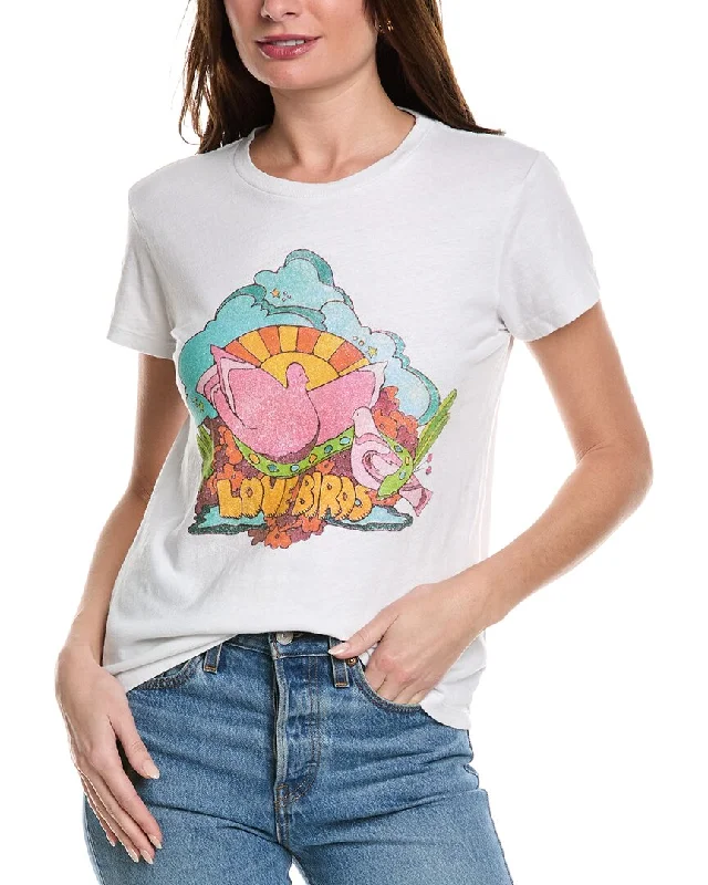 MOTHER The Boxy Goodie Goodie T-Shirt-- Spandex Blend Rayon Blend Denim Blend