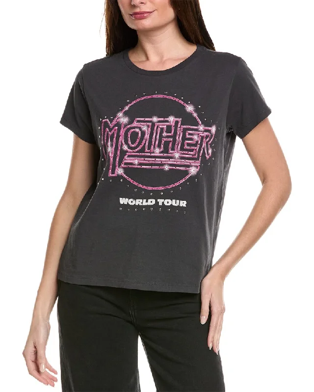 MOTHER The Boxy Goodie Goodie T-Shirt-- Jersey Fabric Tulle Fabric Batik Fabric
