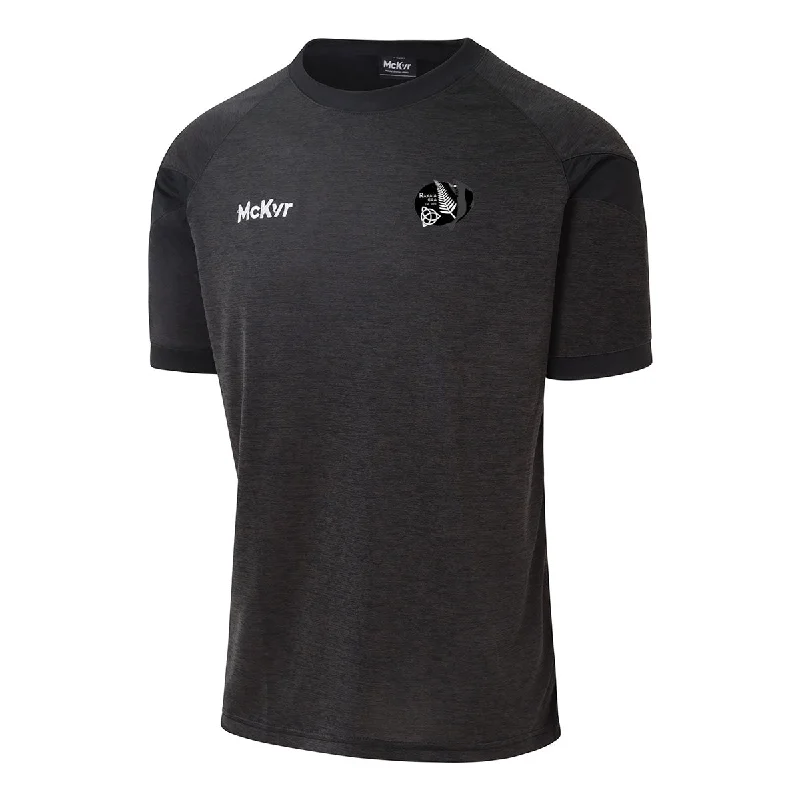 Mc Keever Rakaia GAA Core 22 T-Shirt - Adult - Black-- Anti-Shrink Durable Soft