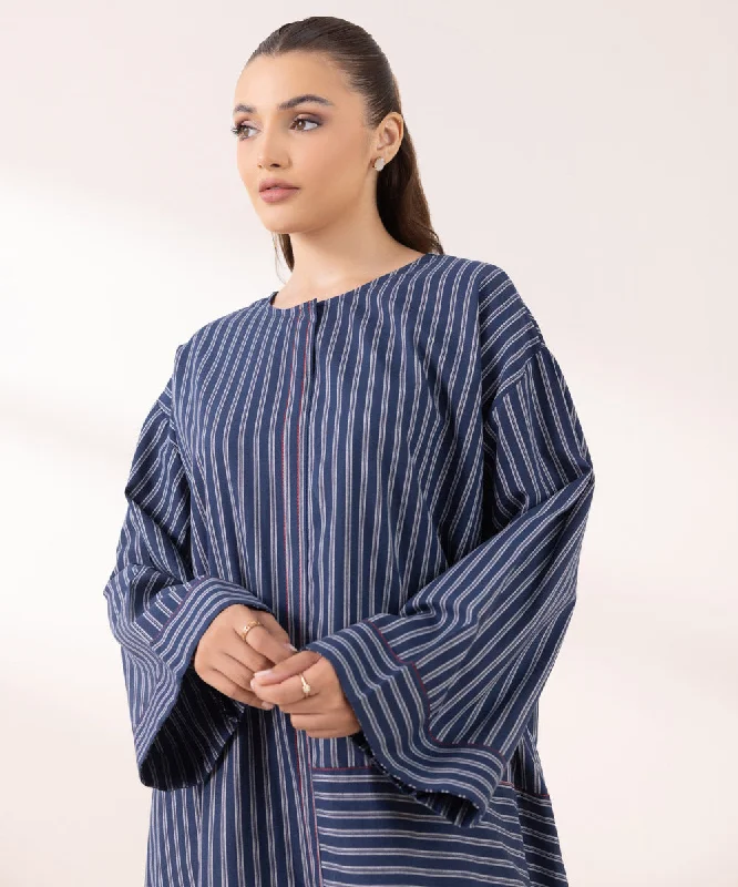 Yarn Dyed Shirt-- Mesh Canvas Denim