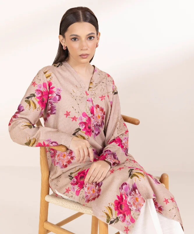 Printed Linen Shirt-- Fashionable Trendy Casual
