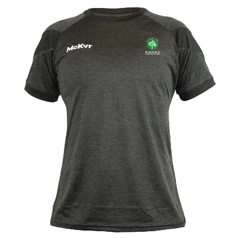 Mc Keever Boherbue Comprehensive School Core 22 T-Shirt - Womens - Black-- Seamless Knitted Crochet Mc Keever Boherbue Comprehensive School Core 22 T-Shirt - Womens - Black-- Seamless Knitted Crochet