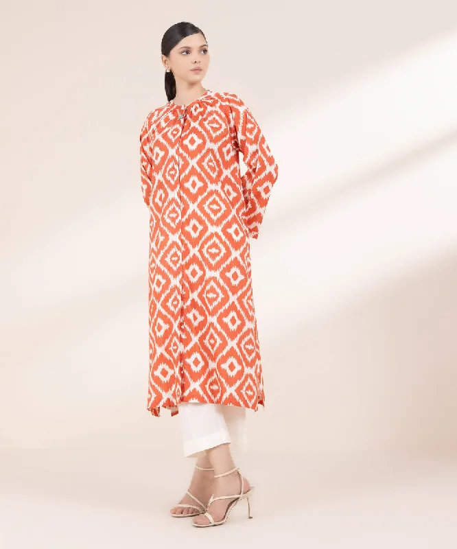 Printed Cotton Viscose Shirt-- Anti-Pilling Machine Wash Handmade