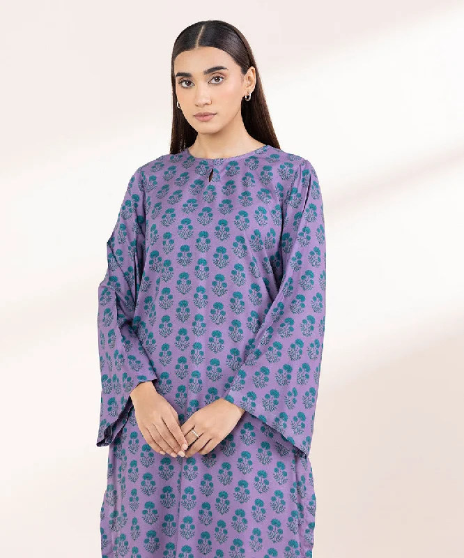 Printed Linen Shirt-- Anti-Shrink Durable Soft