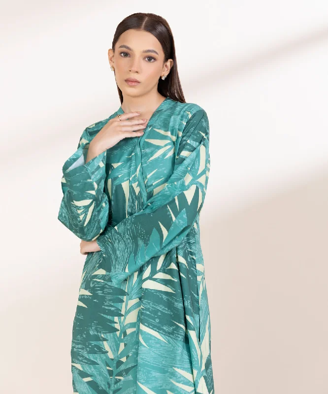 Printed Cotton Viscose Shirt-- Chenille Blend Fleece Blend Nylon Blend