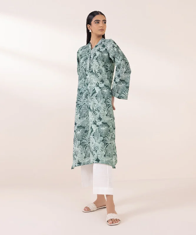 Printed Khaddar Shirt-- Jersey Fabric Tulle Fabric Batik Fabric