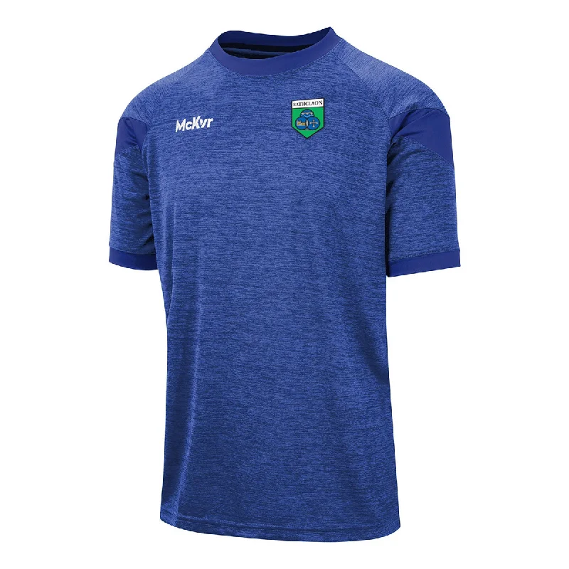 Mc Keever Rathcline GAA Core 22 T-Shirt - Adult - Royal-- Houndstooth Herringbone Solid