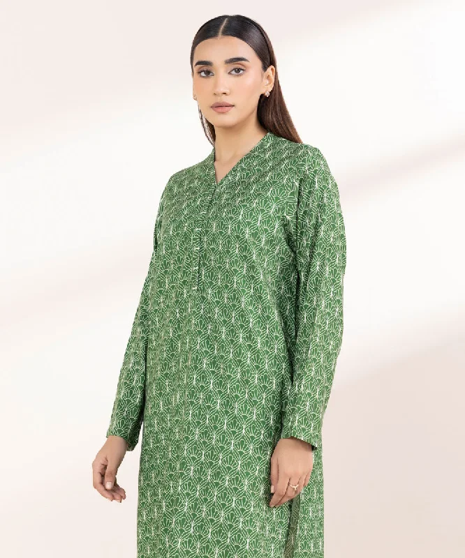 Printed Linen Shirt-- Faux Fur Fabric Real Fur Fabric Shearling Fabric