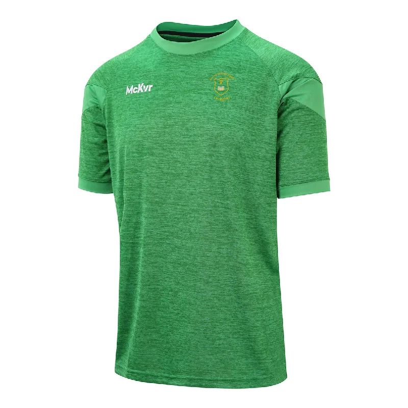 Mc Keever John Mitchels GAA Core 22 T-Shirt - Adult - Green-- Elasticated Padded Insulated