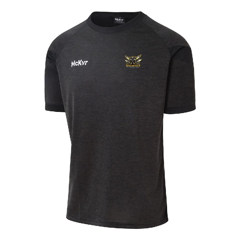 Mc Keever Manchester Mosquitoes AFL Core 22 T-Shirt - Adult - Black-- Fleece Nylon Spandex Mc Keever Manchester Mosquitoes AFL Core 22 T-Shirt - Adult - Black-- Fleece Nylon Spandex