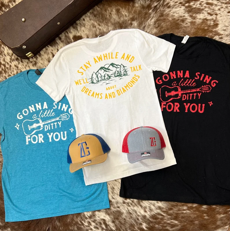 Zach Cornell Music Tee Shirts-- Thin T-Shirt Open Front Quick Dry