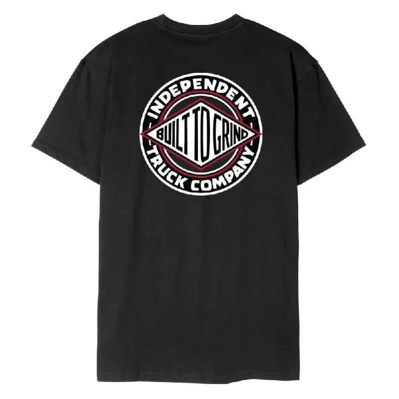 Independent T-Shirt BTG Summit T-Shirt - Black-- Hooded Caped Shawl Collar