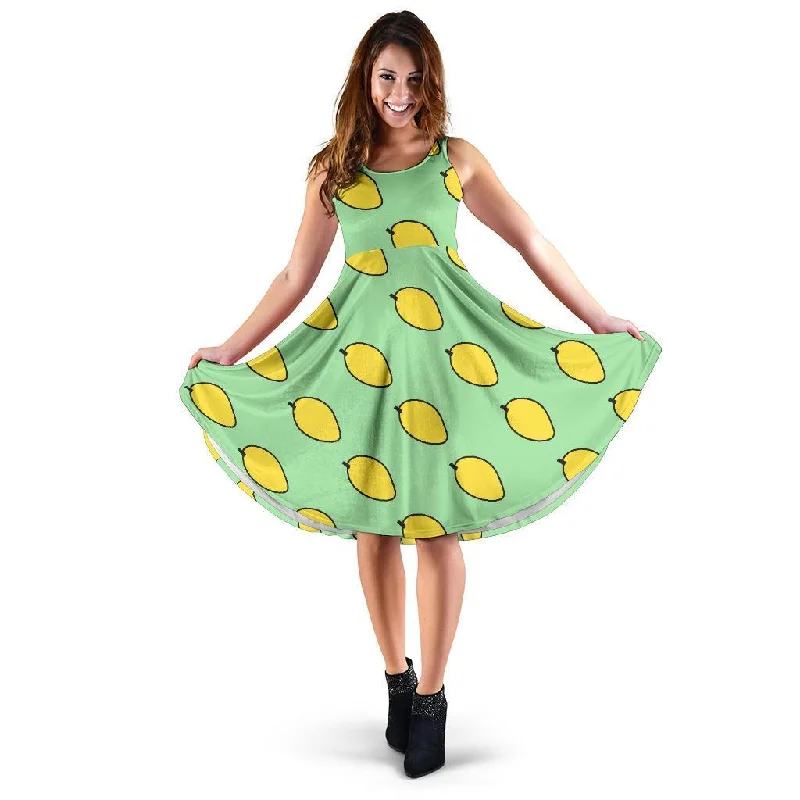 Mango Cute Pattern Print Dress Tunics Brand named