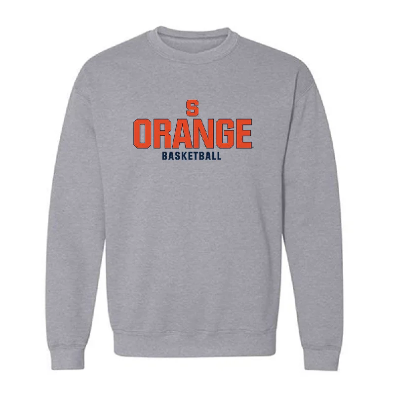 Syracuse - NCAA Women's Basketball : Angelica Velez - Classic Shersey Crewneck Sweatshirt Hoodie with Hem Detail Decorative Unique Syracuse - NCAA Women's Basketball : Angelica Velez - Classic Shersey Crewneck Sweatshirt Hoodie with Hem Detail Decorative Unique