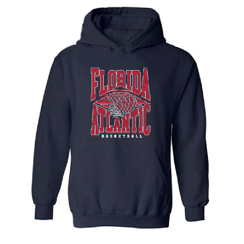 FAU - NCAA Women's Basketball : Erin Rodgers - Hooded Sweatshirt Hoodie with Velcro Closure Adjustable Secure FAU - NCAA Women's Basketball : Erin Rodgers - Hooded Sweatshirt Hoodie with Velcro Closure Adjustable Secure