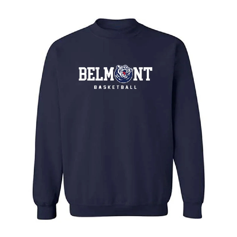 Belmont - NCAA Women's Basketball : Claire Hyde - Classic Shersey Crewneck Sweatshirt Hoodie with Bell Sleeves Flared Feminine
