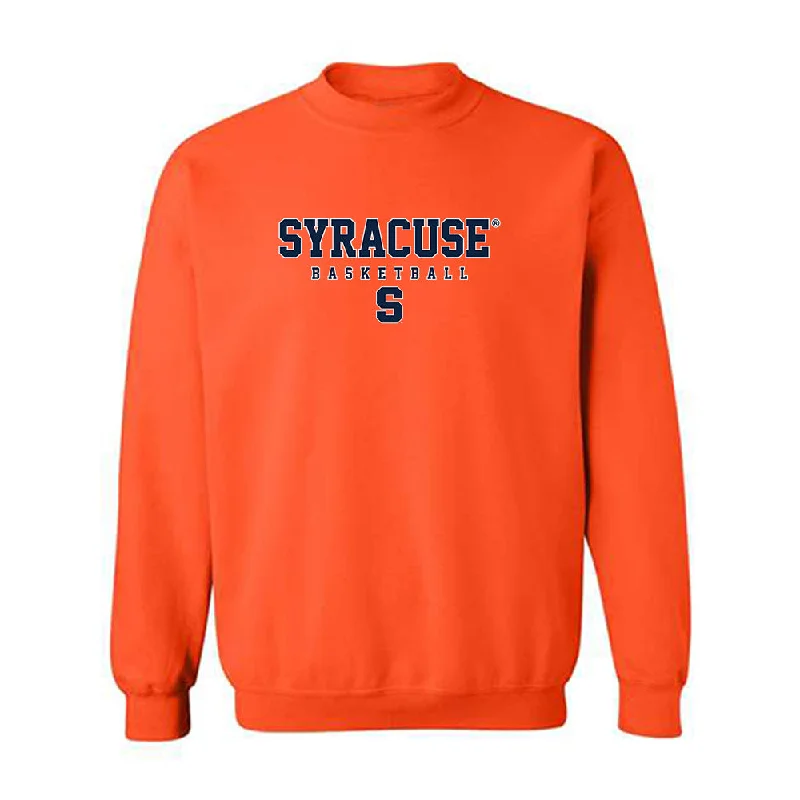 Syracuse - NCAA Women's Basketball : Angelica Velez - Classic Shersey Crewneck Sweatshirt Hoodie with Velcro Closure Adjustable Secure Syracuse - NCAA Women's Basketball : Angelica Velez - Classic Shersey Crewneck Sweatshirt Hoodie with Velcro Closure Adjustable Secure