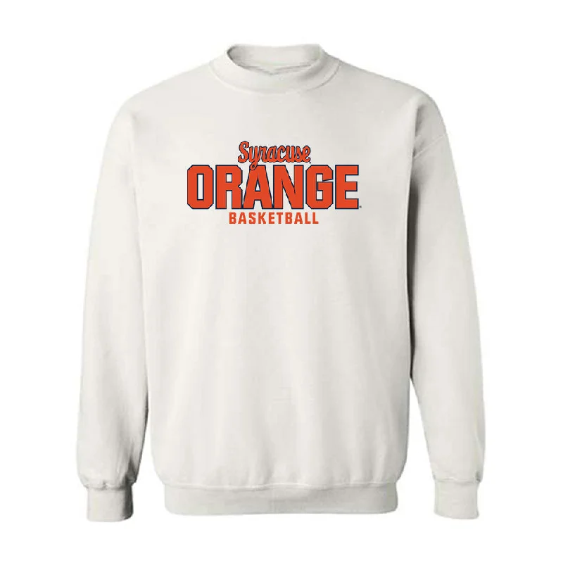 Syracuse - NCAA Women's Basketball : Angelica Velez - Classic Shersey Crewneck Sweatshirt Hoodie with Hem Elastic Stretchable Comfortable Syracuse - NCAA Women's Basketball : Angelica Velez - Classic Shersey Crewneck Sweatshirt Hoodie with Hem Elastic Stretchable Comfortable
