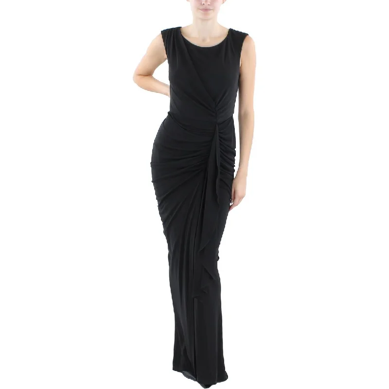 Donna Karan Womens Gathered  Evening Dress empire Waist empire