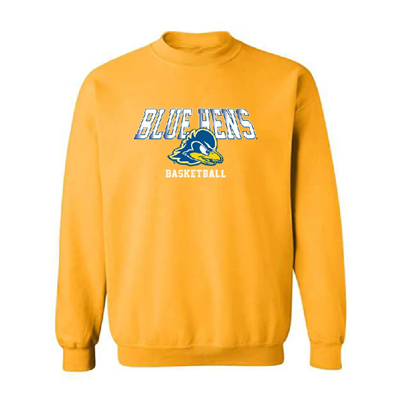 Delaware - NCAA Women's Basketball : Ande'a Cherisier - Classic Fashion Shersey Crewneck Sweatshirt Hoodie with Hem Applique Textured Unique Delaware - NCAA Women's Basketball : Ande'a Cherisier - Classic Fashion Shersey Crewneck Sweatshirt Hoodie with Hem Applique Textured Unique