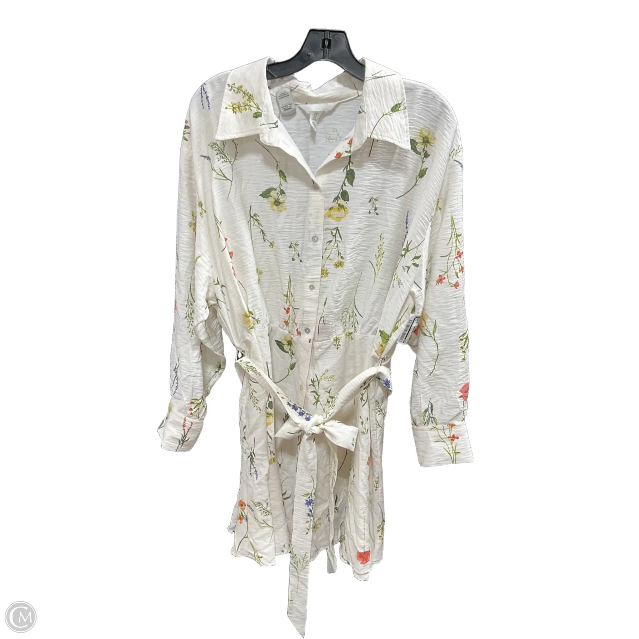 Dress Casual Midi By H&m In Floral Print, Size: Xl Bodycon Club Sequined