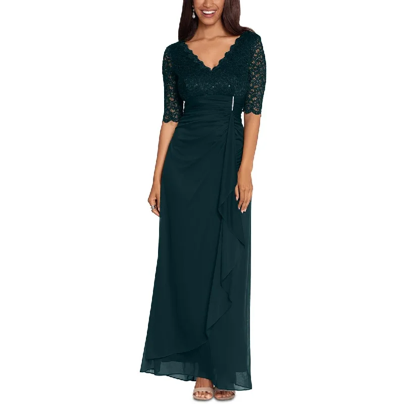 B&A by Betsy and Adam Womens Lace Evening Dress Tunics Recommended stylist
