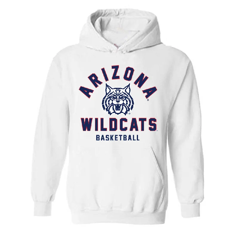 Arizona - NCAA Women's Basketball : Mailien Rolf - Classic Shersey Hooded Sweatshirt Hoodie with Frayed Bohemian Relaxed Arizona - NCAA Women's Basketball : Mailien Rolf - Classic Shersey Hooded Sweatshirt Hoodie with Frayed Bohemian Relaxed
