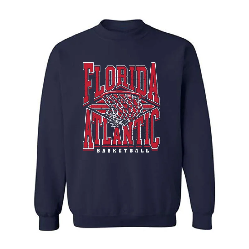 FAU - NCAA Women's Basketball : Erin Rodgers - Crewneck Sweatshirt Hoodie with Belted Waist Structured Tailored FAU - NCAA Women's Basketball : Erin Rodgers - Crewneck Sweatshirt Hoodie with Belted Waist Structured Tailored