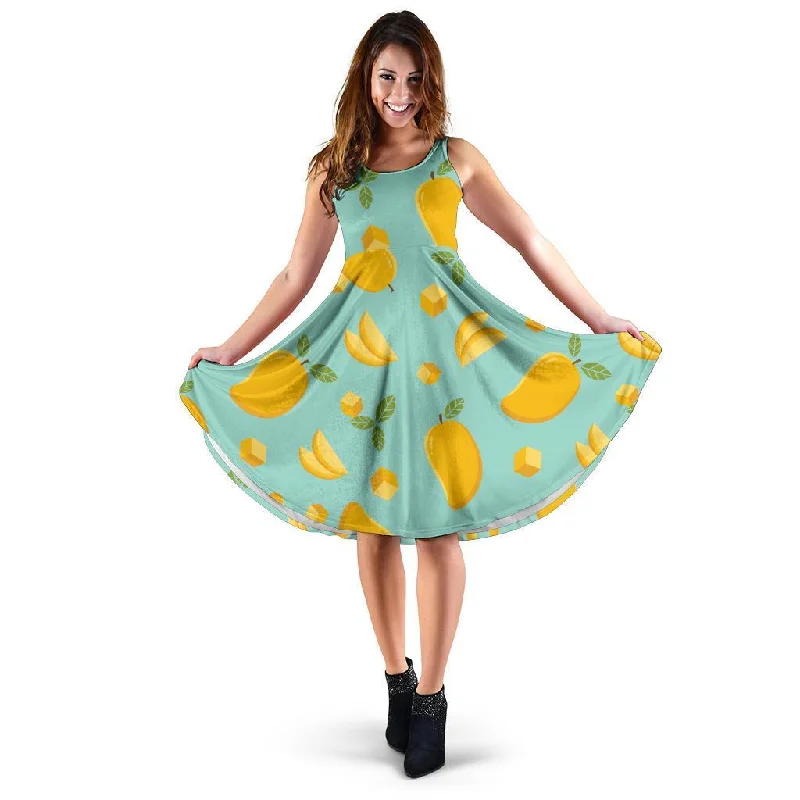 Mango Pastel Pattern Print Dress Tunics Modern contemporary