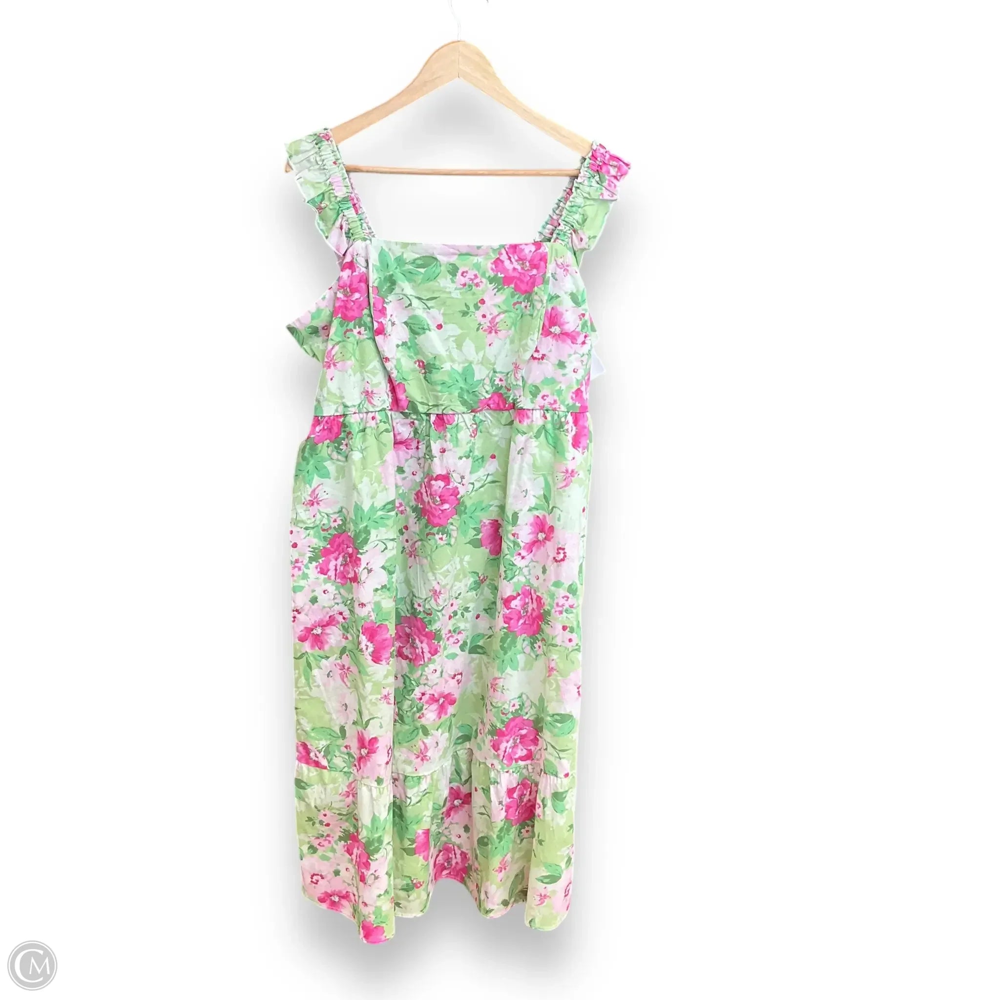 Dress Casual Short By Torrid In Floral Print, Size: 1x Tunics Yoga stretchy