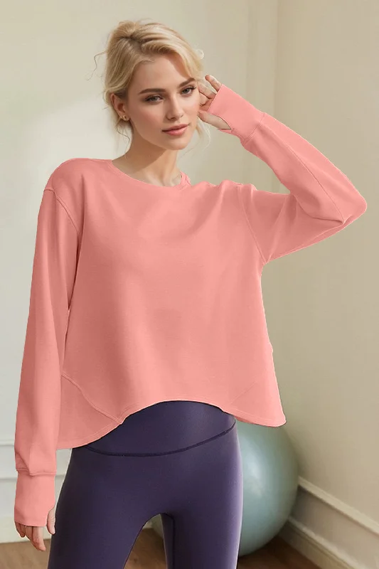 Air Scuba Round Neck Long Sleeve Sweatshirt Hoodie with Ribbed Cuffs Snug Fit Comfort Air Scuba Round Neck Long Sleeve Sweatshirt Hoodie with Ribbed Cuffs Snug Fit Comfort
