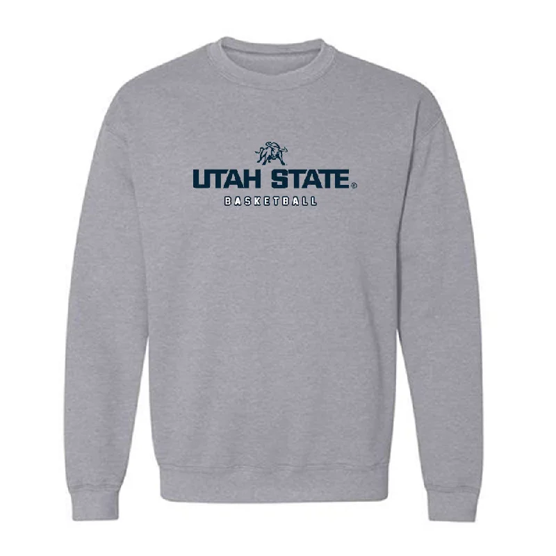 Utah State - NCAA Women's Basketball : Gracie Johnson - Crewneck Sweatshirt Cotton Hoodie Fleece Lining Warmth Utah State - NCAA Women's Basketball : Gracie Johnson - Crewneck Sweatshirt Cotton Hoodie Fleece Lining Warmth