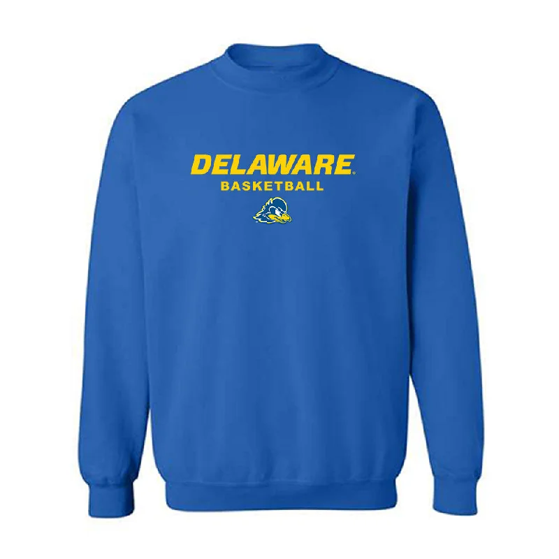 Delaware - NCAA Women's Basketball : Gianna Johnson - Classic Shersey Crewneck Sweatshirt Hoodie with Distressed Vintage Worn Delaware - NCAA Women's Basketball : Gianna Johnson - Classic Shersey Crewneck Sweatshirt Hoodie with Distressed Vintage Worn