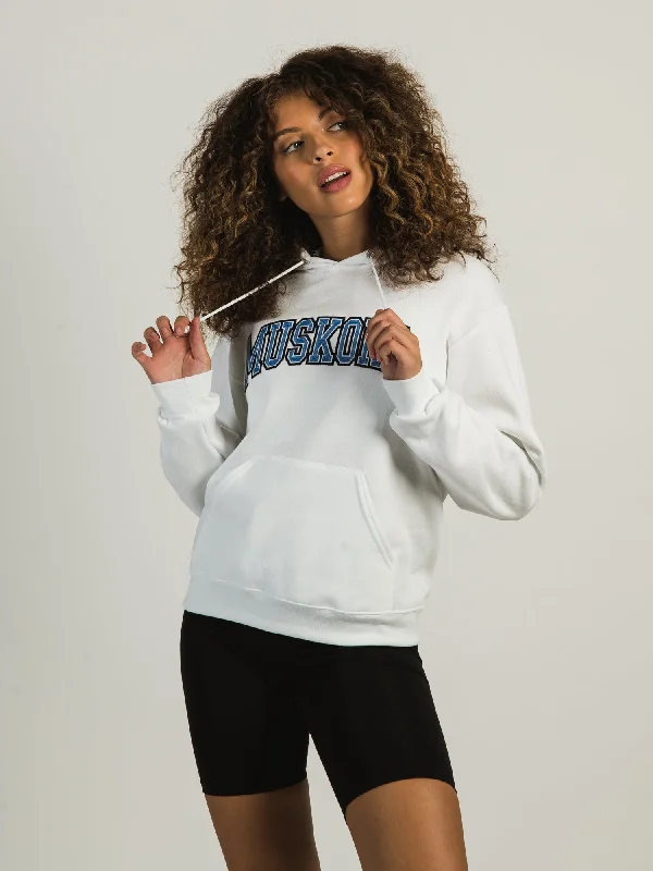 MUSKOKA TWILL HOODIE Hoodie with Elastic Waist Stretchable Comfortable