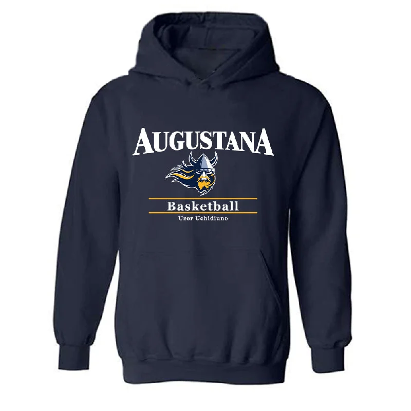 AU - NCAA Women's Basketball : Uzor Uchidiuno - Classic Fashion Shersey Hooded Sweatshirt Hoodie with Lining Warm Insulated