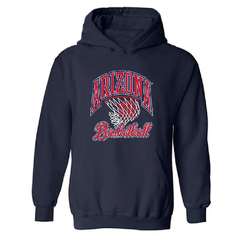 Arizona - NCAA Women's Basketball : Mailien Rolf - Sports Shersey Hooded Sweatshirt Hoodie with Contrast Stitching Detailed Premium Arizona - NCAA Women's Basketball : Mailien Rolf - Sports Shersey Hooded Sweatshirt Hoodie with Contrast Stitching Detailed Premium