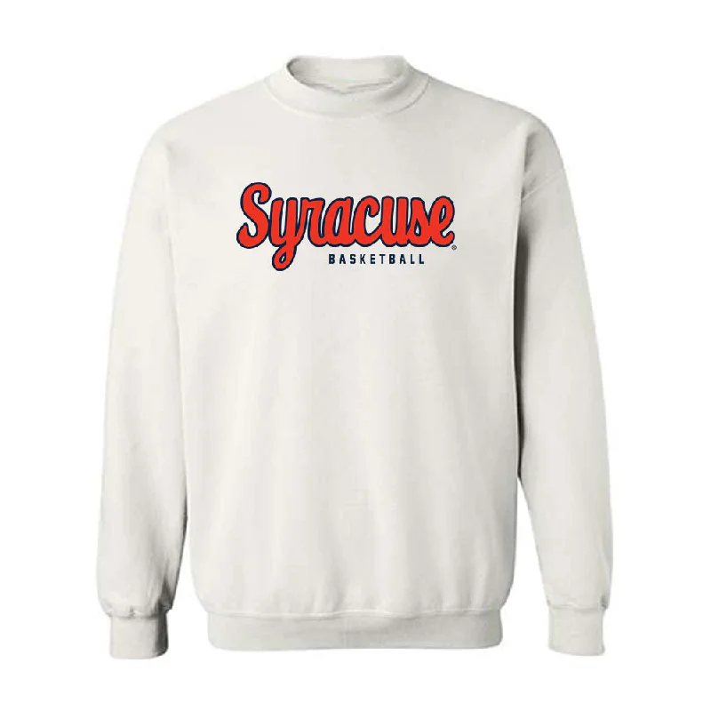Syracuse - NCAA Women's Basketball : Olivia Schmitt - Classic Shersey Crewneck Sweatshirt Hoodie with Rolled Sleeves Casual Relaxed Syracuse - NCAA Women's Basketball : Olivia Schmitt - Classic Shersey Crewneck Sweatshirt Hoodie with Rolled Sleeves Casual Relaxed