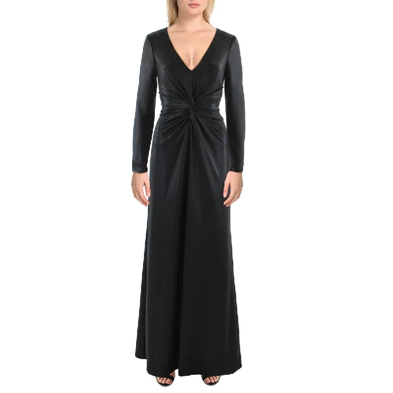 Lauren Ralph Lauren Womens Jersey Shimmer Evening Dress Tunics Distressed trendy