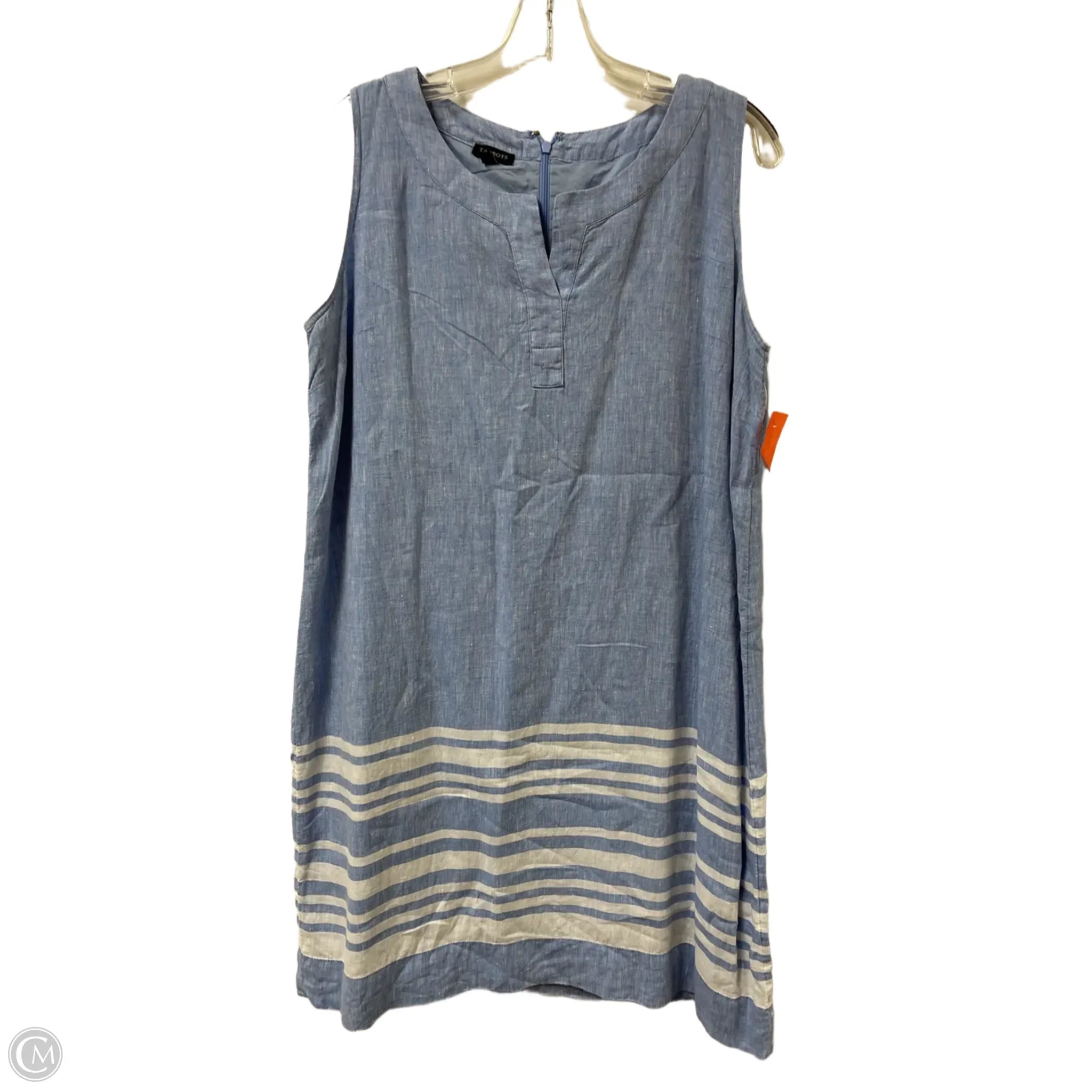 Dress Casual Midi By Talbots In Blue, Size: 1x Tunics Luxurious high-end